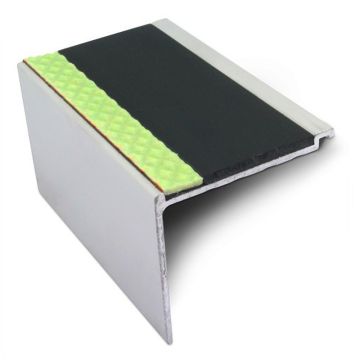 Genesis Aluminator Heavy Duty Aluminium Straight Edge Nosing With Insert (DDA Compliant)