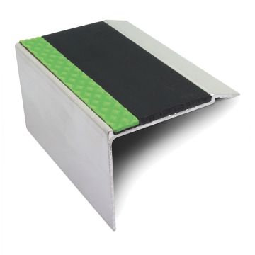 Genesis Aluminator Heavy Duty Aluminium Retro Straight Edge Nosing With Insert (DDA Compliant)