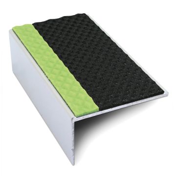 Aluminator Slimline Aluminium Straight Edge Nosing With Insert