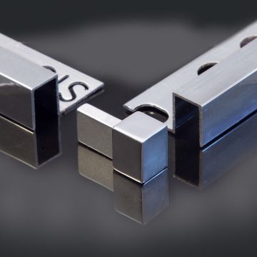 Genesis Square Edge Aluminium Corner Piece 2 pack