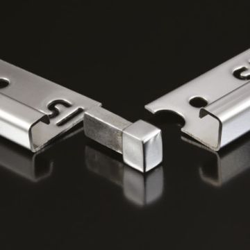 Genesis Square Edge Stainless Steel Corner Piece 2 Pack