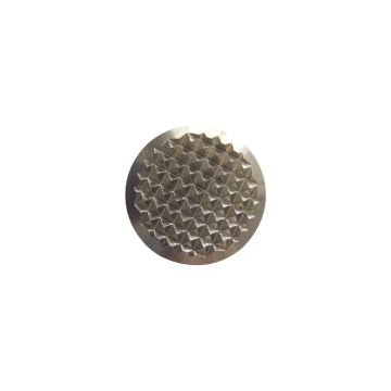 Stainless Steel Crosshatch Tactile Shanked
