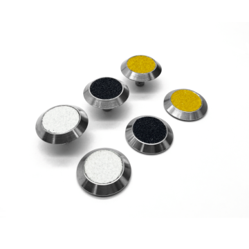 Stainless Steel Self Adhesive Anti-Slip 3M Tactile Disc With Anti-Slip Insert