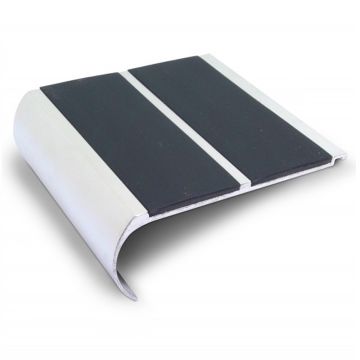 Heavy Duty Aluminium Bullnose Edge Nosing With Twin Insert