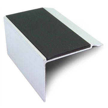 Heavy Duty Aluminium Retro Straight Edge Nosing With Insert (DDA Compliant)