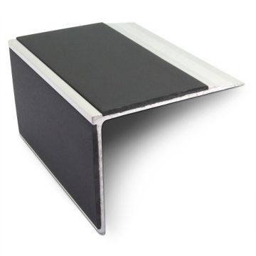 Genesis Slimline Aluminium Retro Straight Edge Nosing With Twin Insert (DDA Compliant)