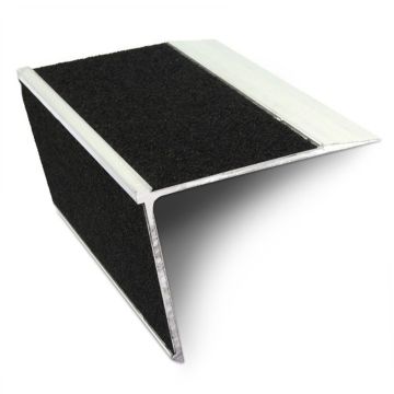 Genesis Slimline Aluminium Retro Rakeback Edge Nosing With Twin Insert (DDA Compliant)