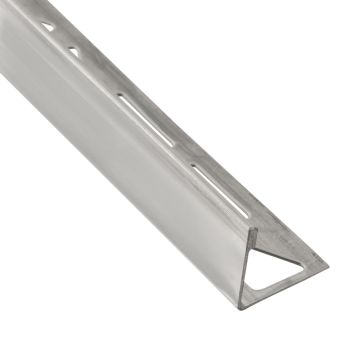 DUROSOL Straight Edge Stainless Steel Tile Trim 