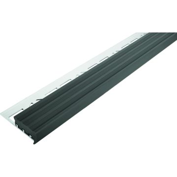 DURASTEP Step Nosing Jumbo Profile (Aluminium with PVC Insert)