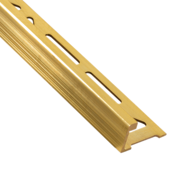 DUROSOL Straight Edge Solid Brass 5 Mil Tile Trim