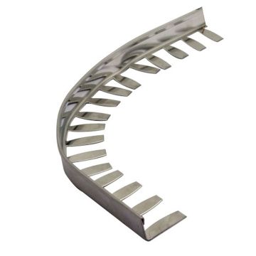 Genesis Straight Edge Formable Stainless Steel Tile Trim