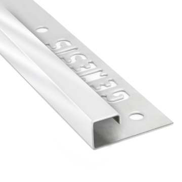 Genesis Square Edge Stainless Steel Tile Trim