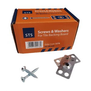 Trimtraders No More Ply - 30mm Fixing Screws With Washers (Box of 50)