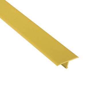 Dural T-FLOOR Solid Brass Tile Dividing Profile